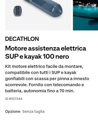 Motore kayak e sup