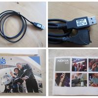 CAVETTI USB DATI NOKIA e MANUALI ISTRUZIONI