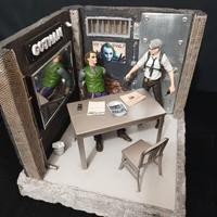 Diorama artigianale Joker e Commissario Gordon