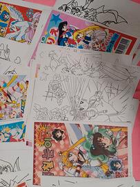 Sailor Moon 🎀 stampe  13 album da colorare Jap 
