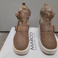 Stivaletti estivi Marco Milano 36 nabuk sabbia