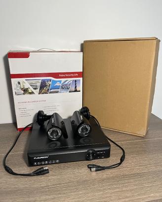 Kit Videosorveglianza Floureon DVR + 2 Telecamere