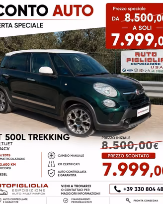Fiat 500L 1.3 Multijet 85CV Trekking 172000KM 2015