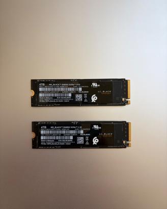 2X NUOVE WD Black SN850X 2TB + GARANZIA 5 Anni