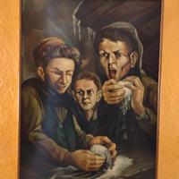 Quadro autografato Mac Mazzieri datato 1966