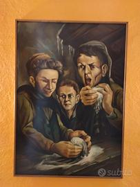 Quadro autografato Mac Mazzieri datato 1966