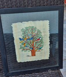 Quadro incorniciato con papiro