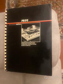 Revox PR99 manuale originale