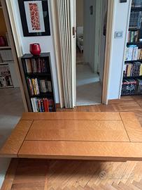 tavolo radica di noce basso da salotto laccato 