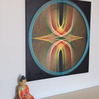 mandala arte del filo STRING ART