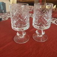 Set bicchieri in cristallo