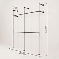 struttura appendi abiti 