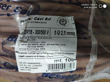 cavo per pannelli solari