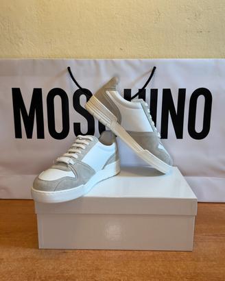 Sneakers Moschino pelle e camoscio NUOVE