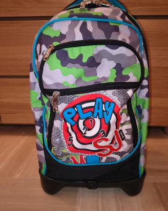 Zaino SJ GANG SEVEN + Trolley Sganciabile