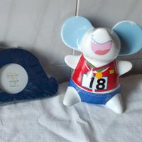 Topino Salvadanaio e cornice foto a forma coniglio