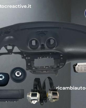 Smart Fortwo Cabriolet in Plastica Dura Kit Airbag