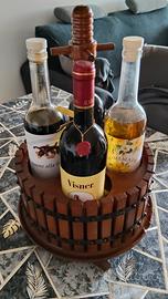 Portabottiglie a forma di torchio