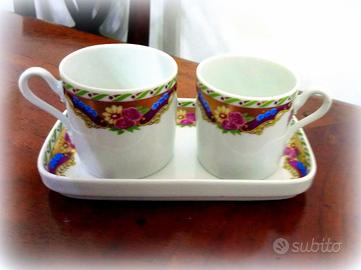 Limoges vintage Servizio Caffè x 2 💕+ vassoietto