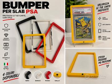 Set 4 Bumper protettivi per Slab PSA carte Pokemon
