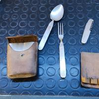 set di posate da campo