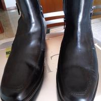 stivaletti donna pelle nera n.40 hush puppies 