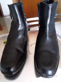 stivaletti donna pelle nera n.40 hush puppies 