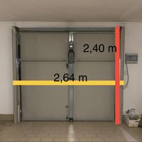 Portone basculante garage motorizzato