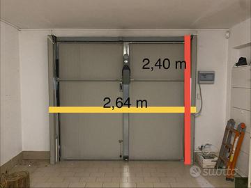 Portone basculante garage motorizzato