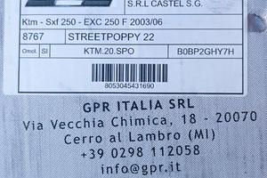 TERMINALE GPR KTM SXF 250 - EXC 250 F 250CC 2003-2