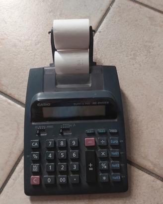 Calcolatrice Casio + 14 rotoli