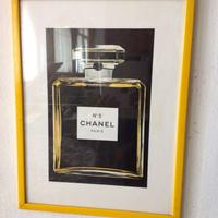 Pubblicità anni '60 Chanel, incorniciata