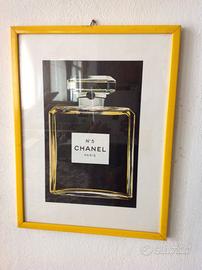 Pubblicità anni '60 Chanel, incorniciata