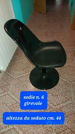 sedie girevole