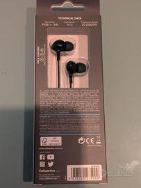 Auricolari Cellularline microfono In EAR jack 3,5