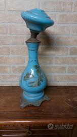 Vintage lampada da tavolo ad olio danneggiata 