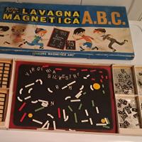 Gioco lavagna magnetica vintage ditta Falco