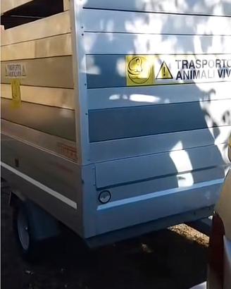 Rimorchio Trasporto Animali 750 kg - Patente B