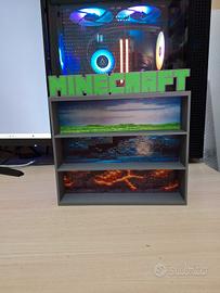 Espositore minecraft Kinder Joy 