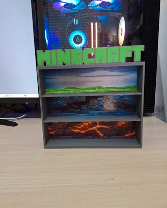 Espositore minecraft Kinder Joy 