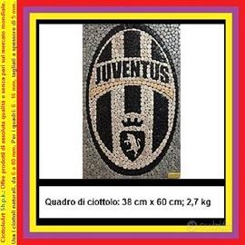 Ciottoli di fiume, JUVENTUS quadro.
