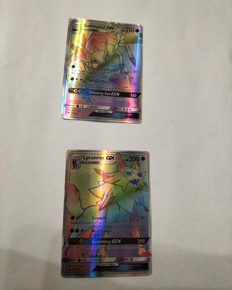  2 carte Pokemon originali GX 