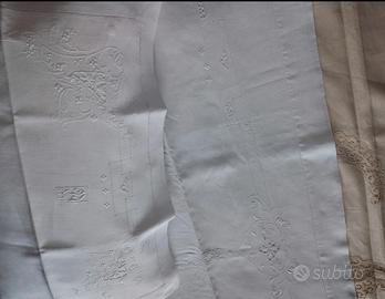 lenzuola ricamate a mano