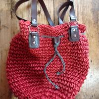 Borsa a tracolla in Paglia