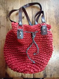 Borsa a tracolla in Paglia