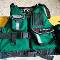 Giubbotto salvagente ranger delta kayak canoa