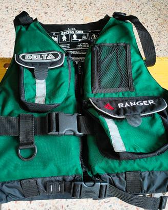 Giubbotto salvagente ranger delta kayak canoa