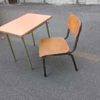 Lotto Sedie formica vintage scuola bambini
