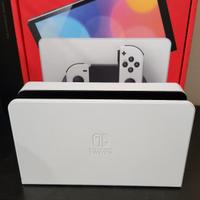 Dock Station bianca Originale Nintendo Switch Oled