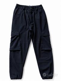 Bershka Jogger Cargo Nero Uomo Taglia S
